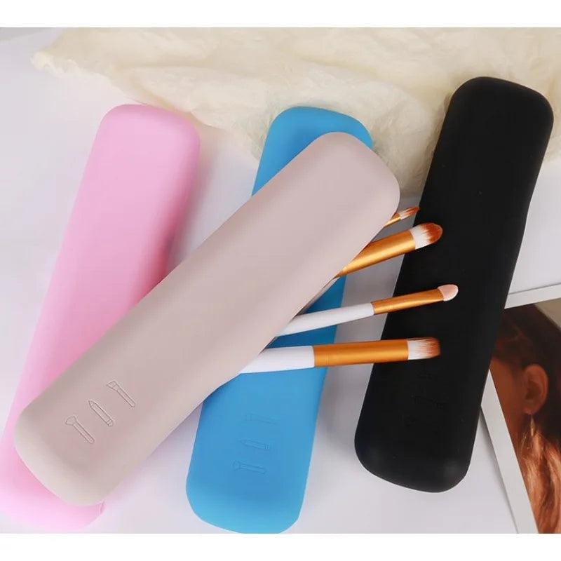 GlamSafe: Estojo de Pincéis em Silicone